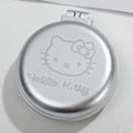 Sanrio Anime Hello Kitty Melody Kuromi Portable Folding Hair Comb with Mirror Cute Makeup Tools Cushion Massage Comb
