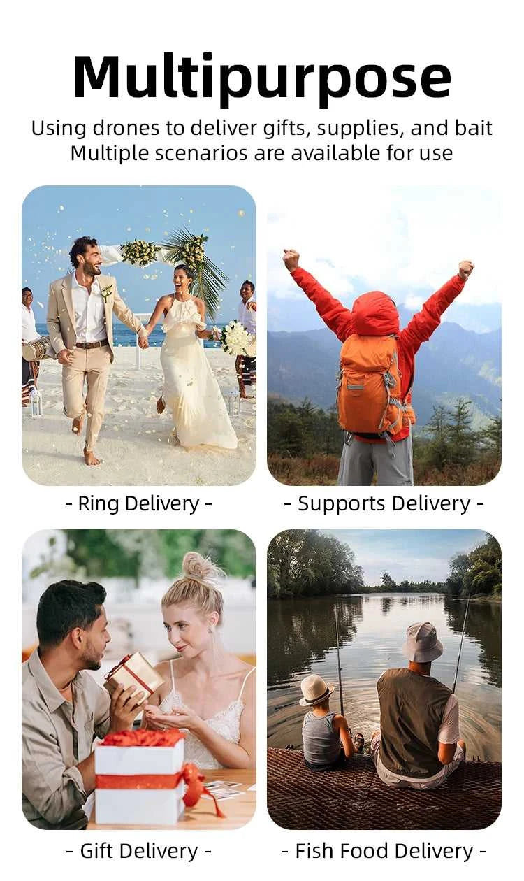 RCSTQ Airdrops Transport System For DJI Air 3s Drone Accessories Thrower Payload Dropper Transport Device for Fishing Wedding The jack market .AU The jack market .AU Drones $ 68 14:200006151#Drone Dropper;200000828:201589807#For DJI Air 3S