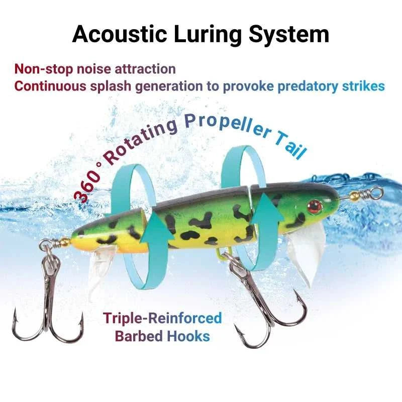Top Water 3-Section Fishing Lures Sea Bass Crankbaits Minnow Whopper Freshwater Saltwater Floating Lure for Catfish Pike Teaser The jack market .AU The jack market .AU Fishing Gear $ 27 14:200006152#Light Green;5:8022#14g 115mm