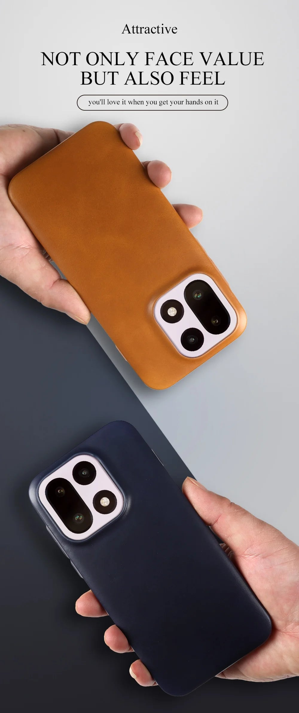 Luxury Magnetic Genuine Leather Case For Oneplus 15 11 12R 13R 10Pro Ace5 Pro Full Wrapped for Magsafe Back Cover Phone Cases