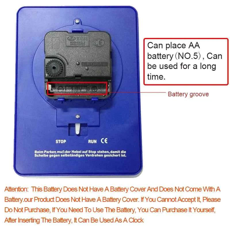 Vehicle Portable Car Parking Disc Timer Clock Arrival Time Display Blue Plastic Parking Time Tools