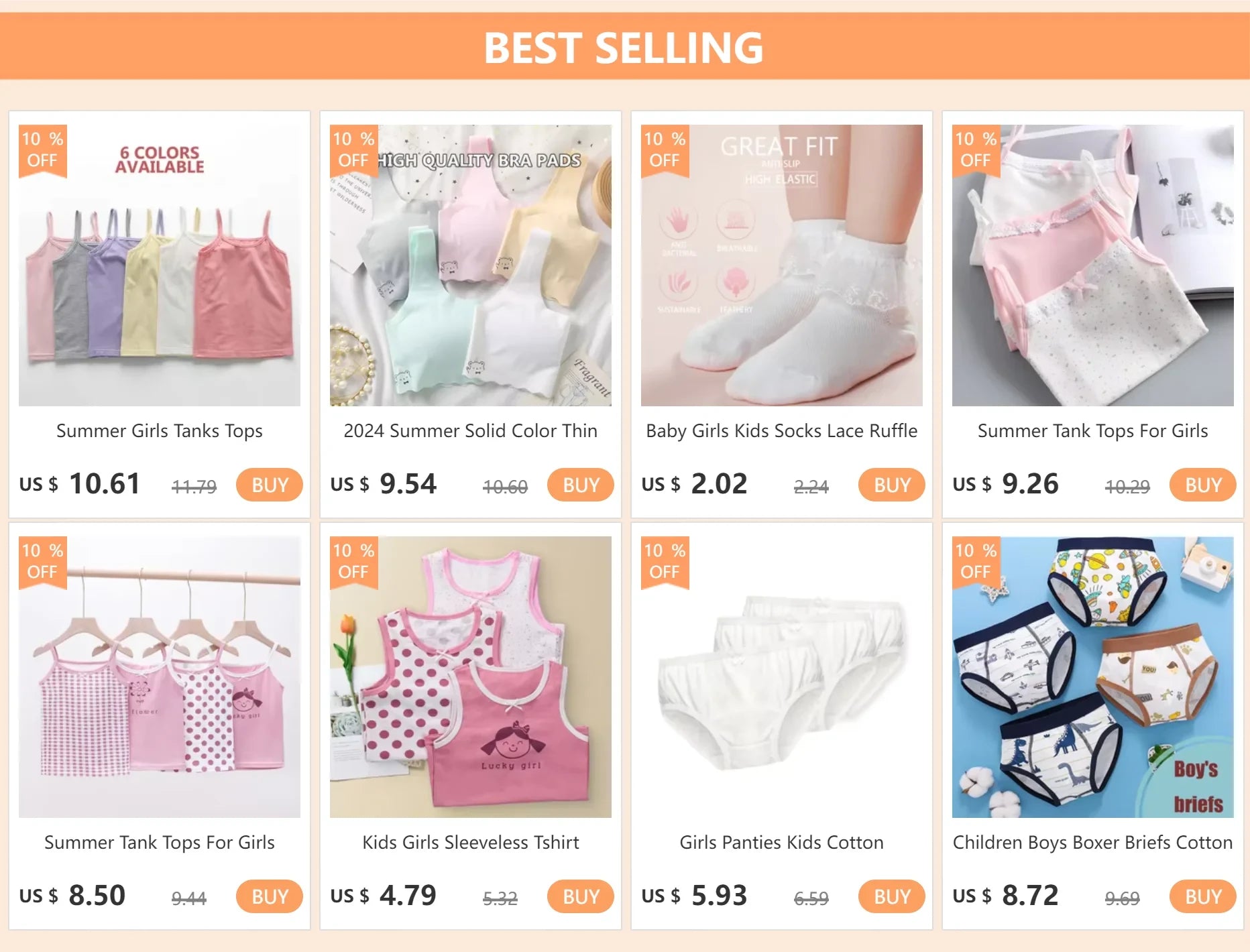 Girls Panties Kids Cotton Underwear Children's Briefs Cherry Cartoon Short 4Pcs/lot The jack market .AU The jack market .AU Mum & Kids: Essential Products for Every Family $ 29 14:771#4pcs one lot;200000463:200004189#XL(120-130cm17-21kg)