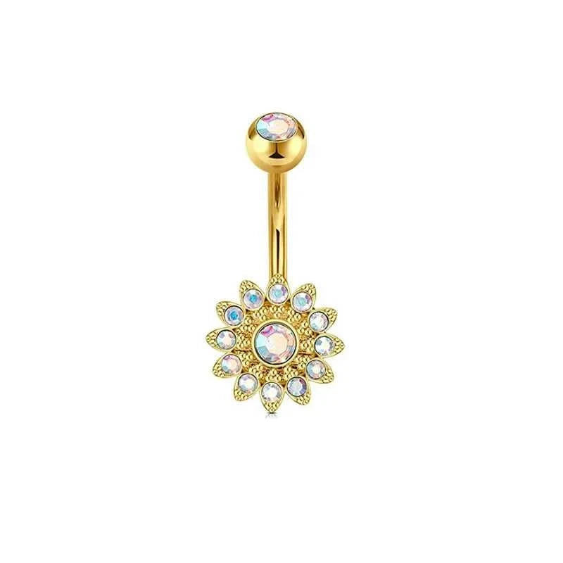1Pc Gold Color Stainless Steel Belly Ring, Flower Heart Shaped CZ Crystal Navel Belly Button Rings Butterfly Navel Piercings 14G The jack market .AU The jack market .AU Jewellery & Chains $ 47 200001033:200003759#S7-1pc-golden