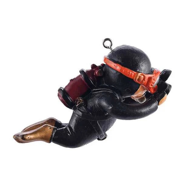 Fish Tank Decoration Creative Floating Diver Ornaments Set Blue Guy Figurines for Underwater Scenery Bottom Aquarium Decor The jack market .AU The jack market .AU Fishing Gear $ 21 14:496#J