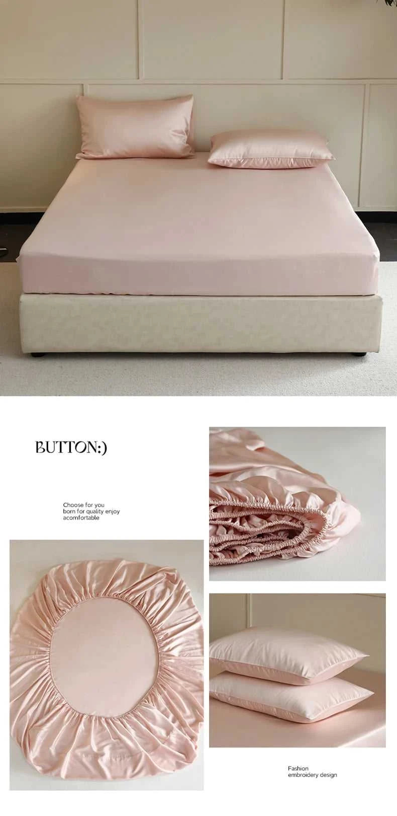 Natural Mulberry Silk Fitted Sheet Pure Silk Mattress Cover for Single Double King Queen Size Bedding High End Luxury Bed Cover The jack market .AU The jack market .AU Home $ 72 14:200002984#Latte Brown;5:200013267#90x200x30cm