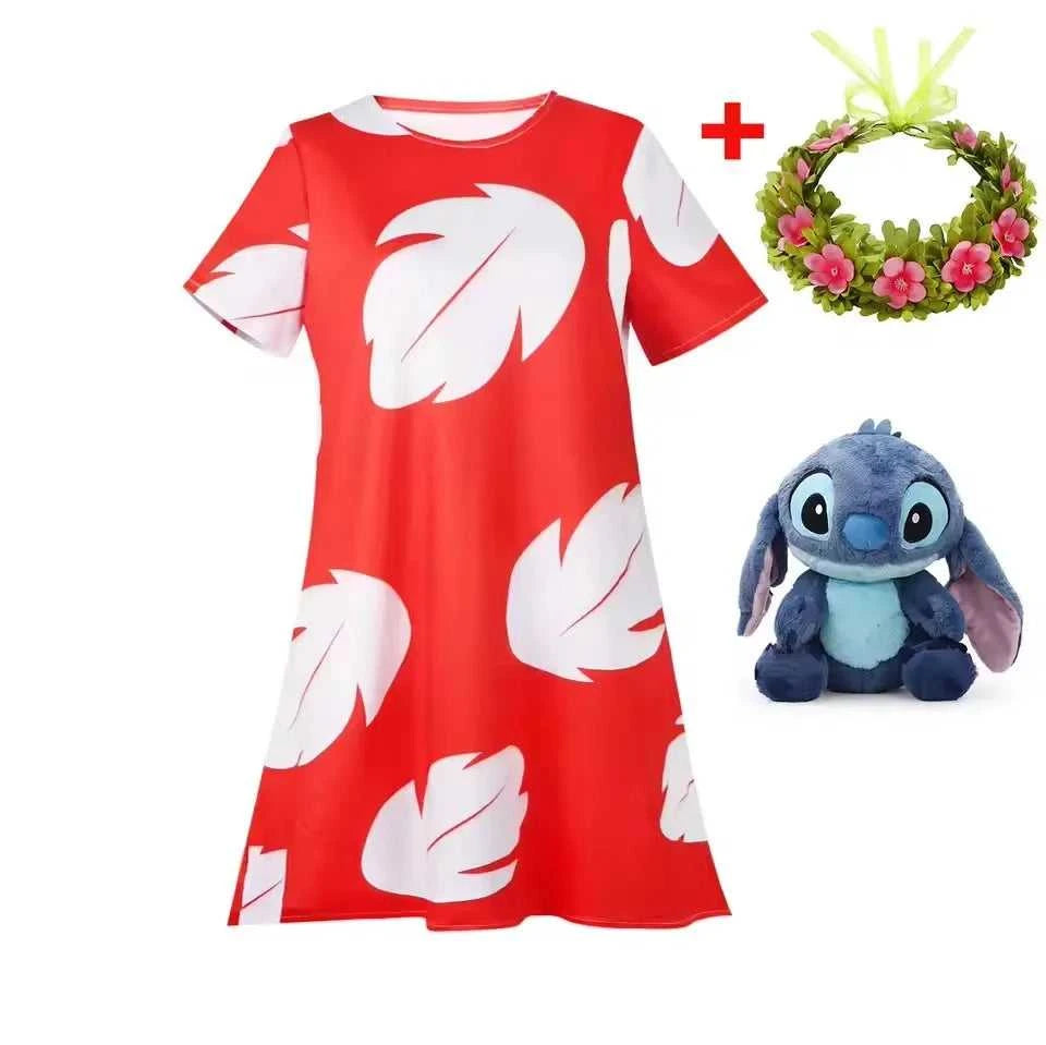 Lilo Costume for Girls Hawaii Princess Red Leaves Dress Up Outfits with Garland Kids Halloween Carnival Party Dresses The jack market .AU The jack market .AU Mum & Kids: Essential Products for Every Family $ 43 14:200001438#dress style 2;200000463:200004197#2T (Tag 100)
