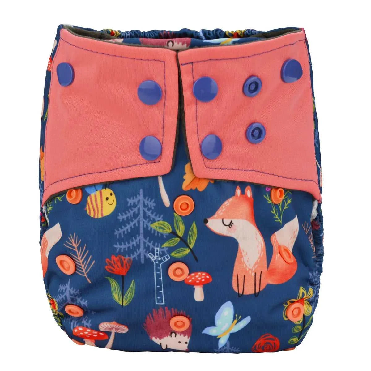 1 Charcoal Bamboo Baby Cloth Diaper Nappy Washable Reusable Double Gusset 3-15kg 8-36lbs NO INSERT The jack market .AU The jack market .AU Mum & Kids: Essential Products for Every Family $ 25 14:200006155#CD58 owl