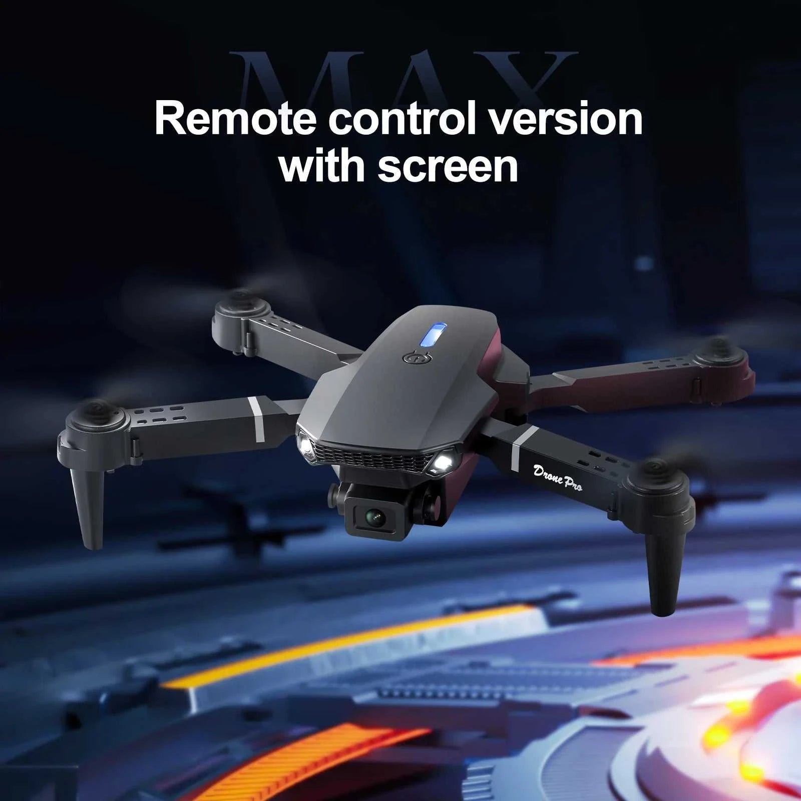 2026 New original E88 Air With Screen-Controlled Lighting Mini Drone 4K Untal 2 Camera Optical Flow Remote Control Aircraft gift The jack market .AU The jack market .AU Drones $ 81 14:10#Black