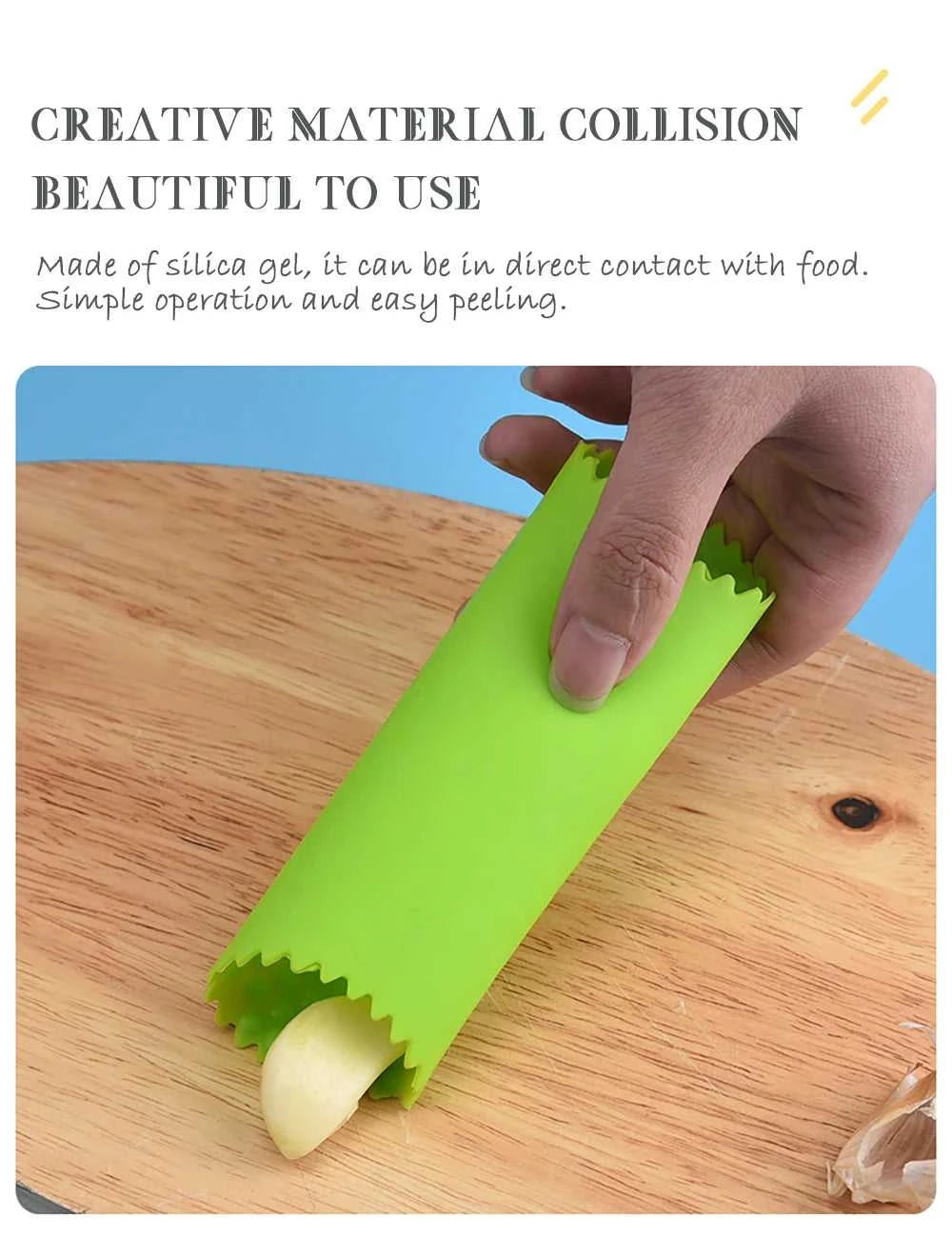 Silicone Garlic Peeler Easy Useful Kitchen Fruit Vegetable Tools Tube Garlic Stripper Non-toxic Safety Gadget The jack market .AU The jack market .AU Home $ 21 14:175