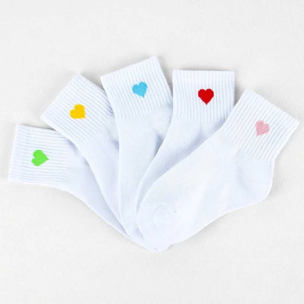 5 Pairs Girls Socks Cute Heart Pattern Comfortable Kids White Socks The jack market .AU The jack market .AU Mum & Kids: Essential Products for Every Family $ 23 5:201336222#S 1-3Y 11-13cm