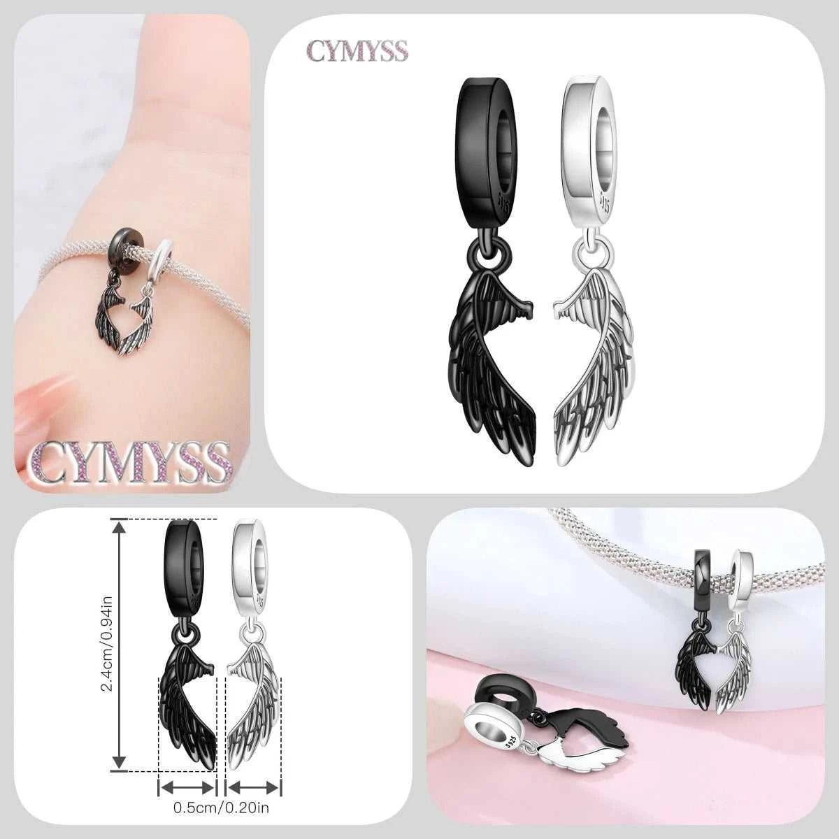 S925 Sterling Silver Charm Bead Angel Prayer Travel Memorial Pendant Fine Birthday Gift Fit Bangle Bracelet Necklace DIY Jewelry The jack market .AU The jack market .AU Jewellery & Chains $ 49 14:200004890#OTC1204