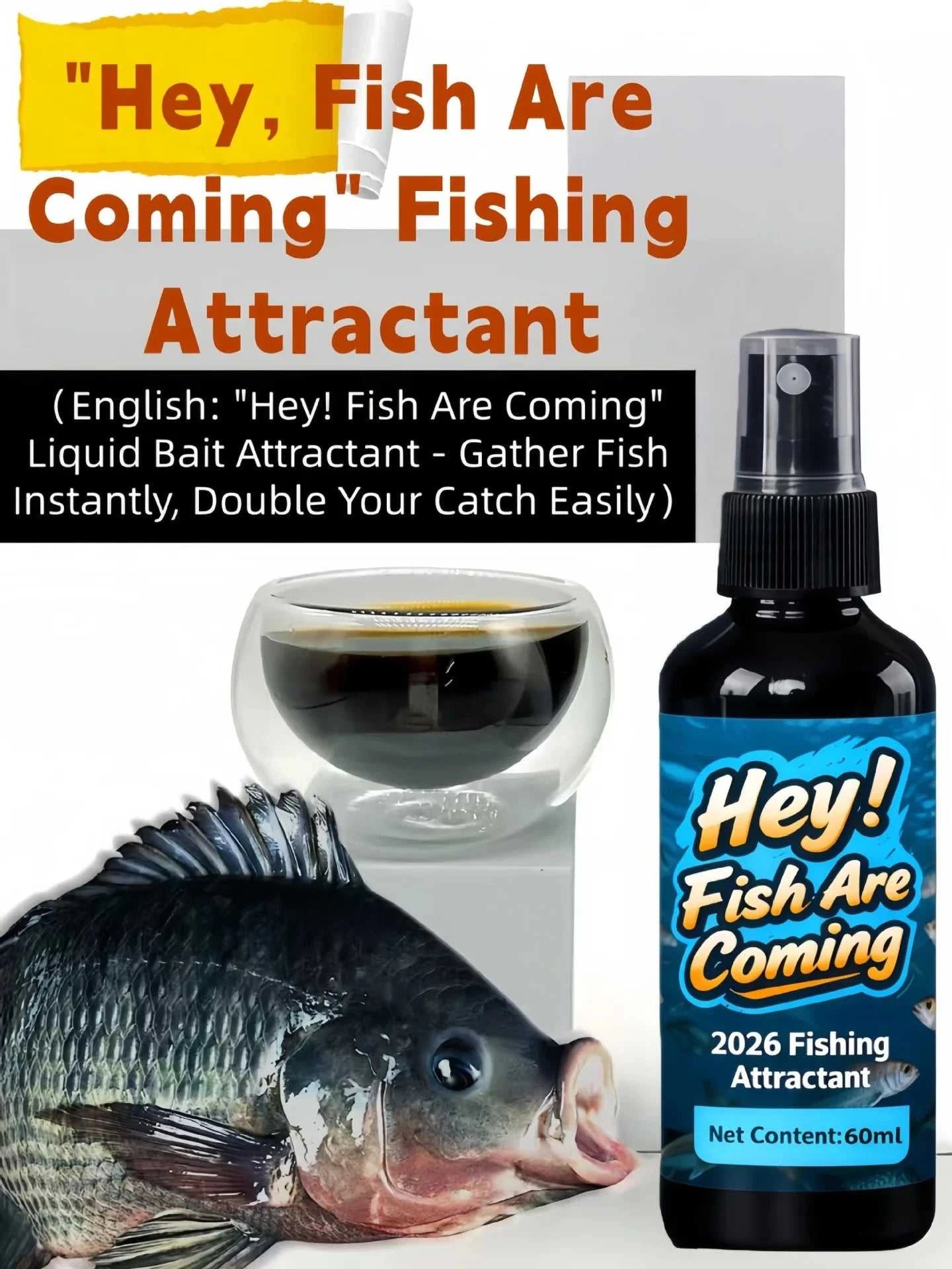 Fish Attractant Liquid Spray - Instant Fish Gathering Lure, Double Catch Rate for Sea & Competitive Freshwater/Saltwater Fishing The jack market .AU The jack market .AU Fishing Gear $ 26 14:29#60ml