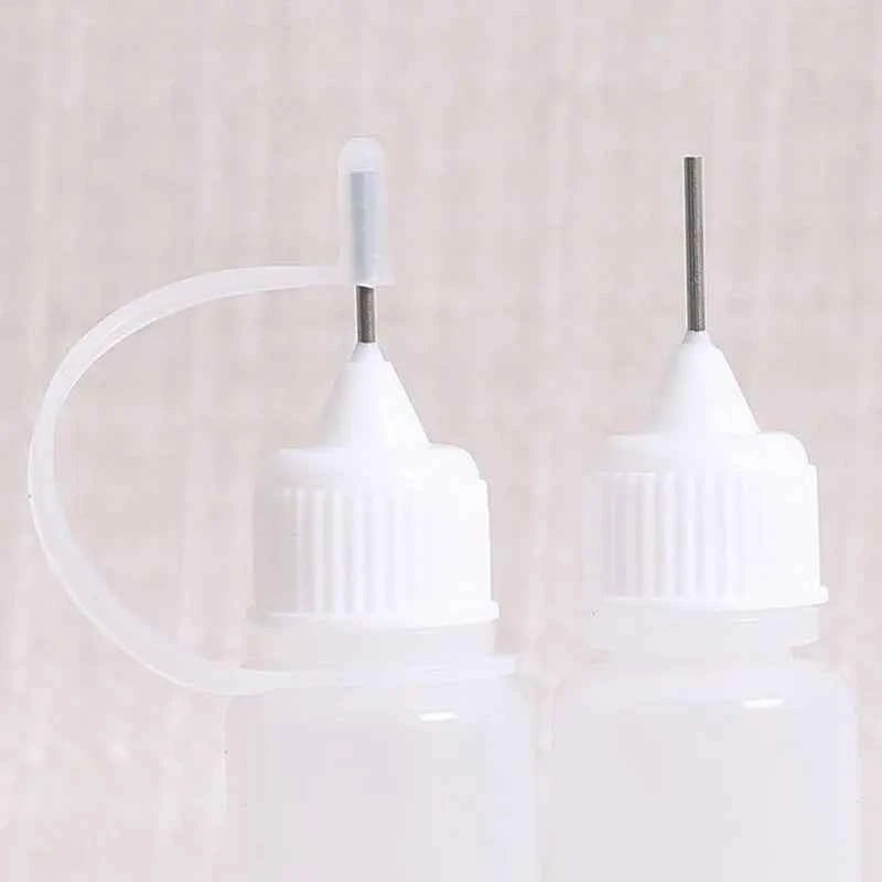 5Pcs 3ml 5ml 10ml 15ml 30ml 50ml 100ml 120ml Empty Plastic Squeezable Needle Tip Cap Dropper Bottles Eye Liquid Juice Containers
