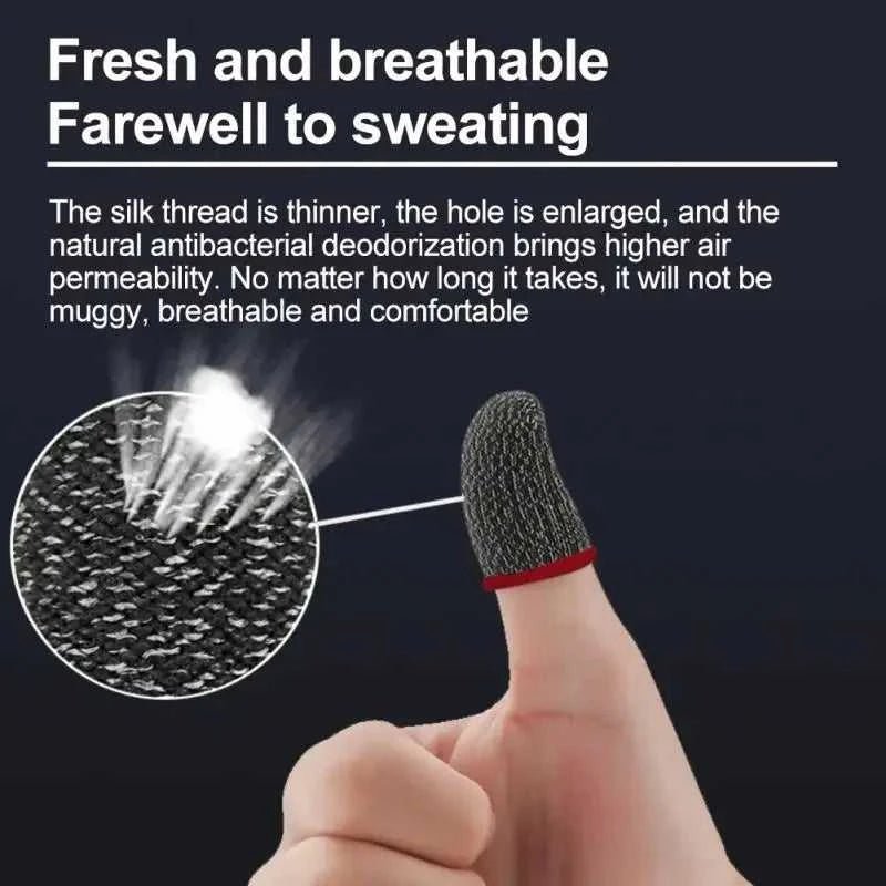 1Pair Gaming Finger Sleeve Superconducting Electric Fibre Breathable Fingertips For PUBG Mobile Games Touch Screen Finger Cots The jack market .AU The jack market .AU Accessories Electronics $ 52 14:201447326#green;200007763:201336100