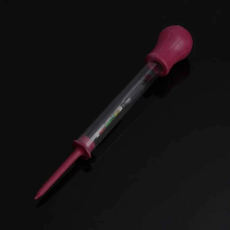Battery Hydrometer Tester High Precision Rubber Suction Type Electro-hydraulic Density Meter Acid Electrolyte Test M4YD