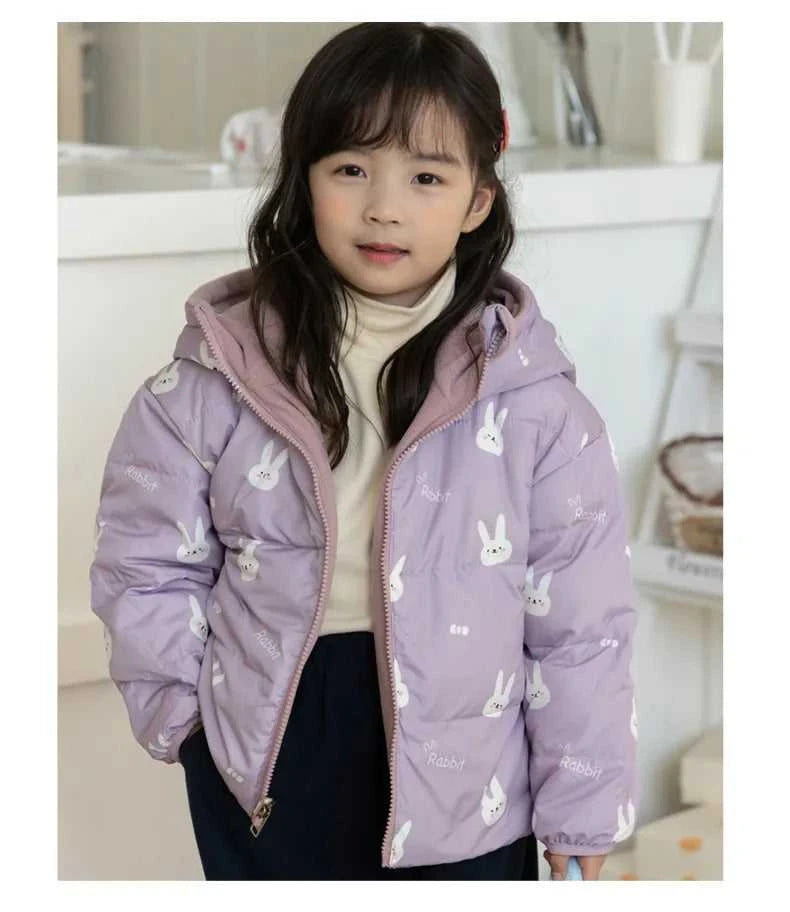 New Double-sided Down Cotton Jacket with Hooded Jacket for Children's Thickened Plush Children's Short Jacket The jack market .AU The jack market .AU Mum & Kids: Essential Products for Every Family $ 52 14:771#1;200000463:200004188