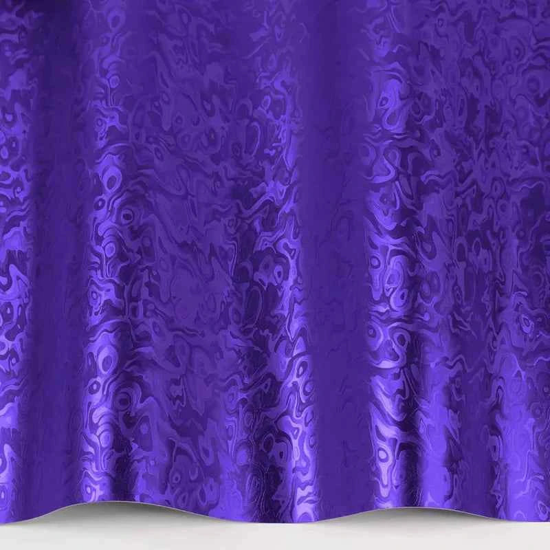Premium PET Chrome Satin Purple Forged Vinyl Wrap Film Cosmic Ghost Textured Self Adhesive Decal Auto Car Wrapping