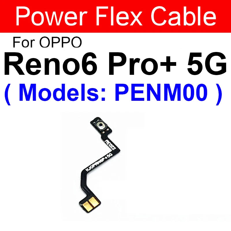 OPPO Power Volume Flex Cable - Durable Replacement for Reno 5, 6, Pro Plus, 6 Lite, 4G & 5G