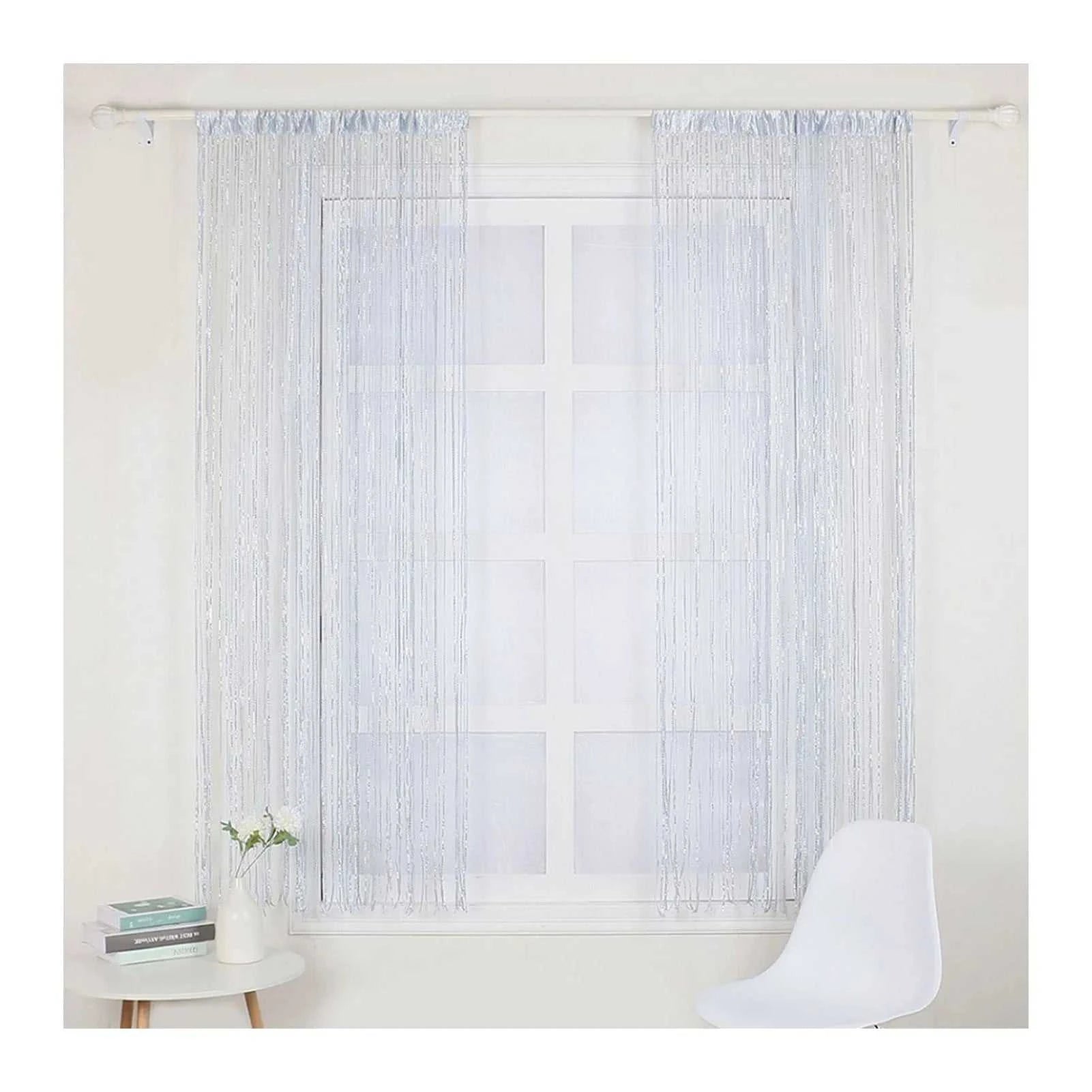 Door String Curtains Fringe Room Divider Curtains for Living Room Divider Decoration The jack market .AU The jack market .AU Home $ 55 14:202010806#White;200007763:201441035#CN