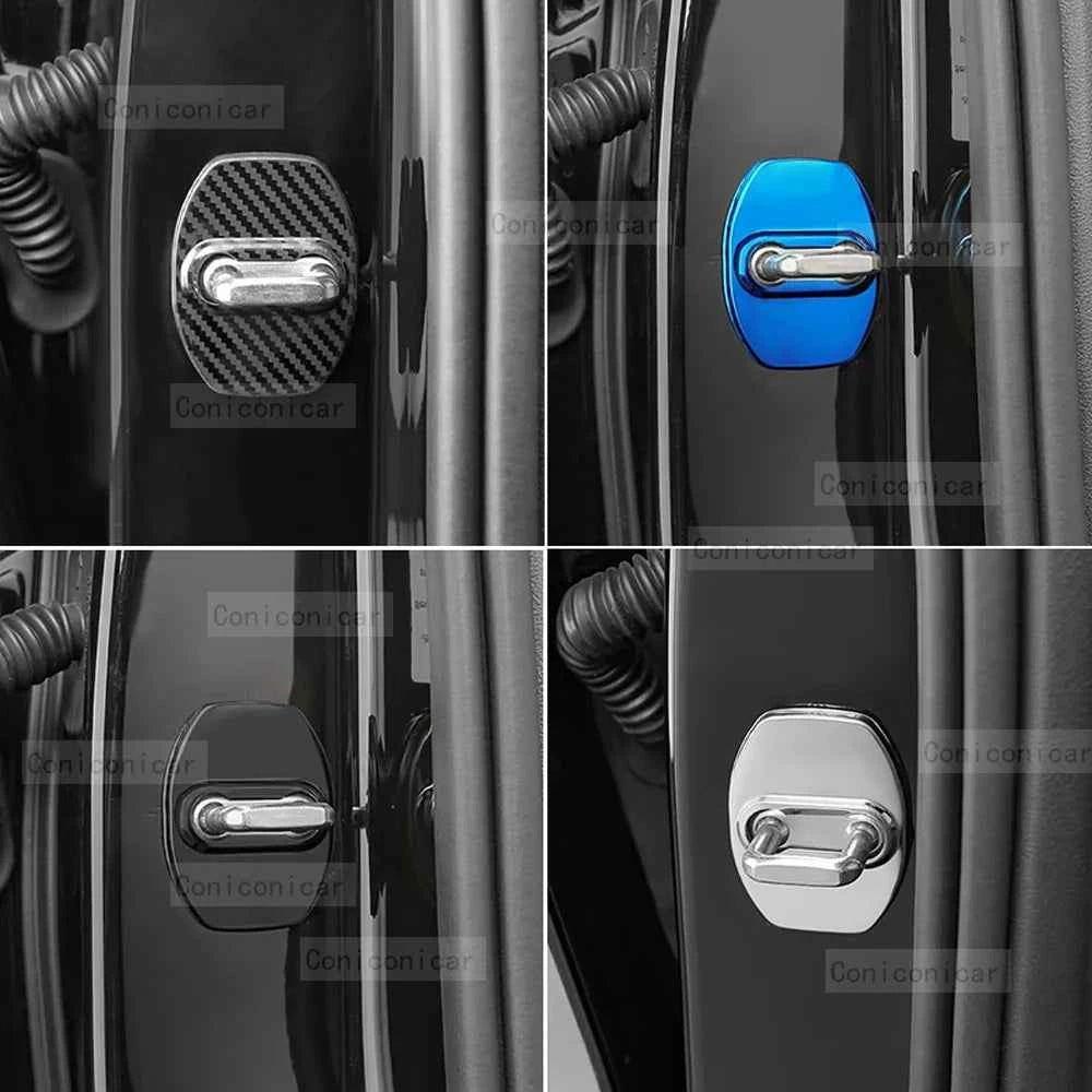 Car Door Lock Protector Cover Stainless Steel For GMC SIERRA 2015-2023 Protect Buckle Anti-rust Decoration Accessories