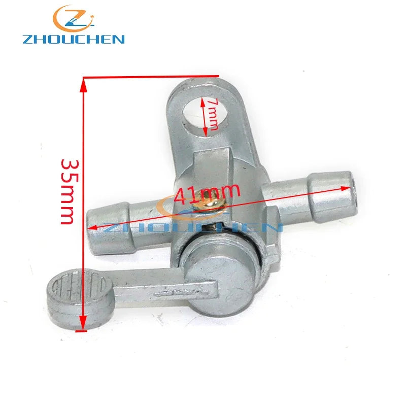 Off-Road Motorcycle 38mm In-Line Oil and Gas Fuel Filter Tank Switch Suitable for ATV Four-Wheel Off-Road Vehicle Dirt Bike