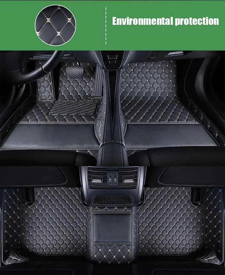 Car Floor Mats 100％ For For Ford Focus MK2 2008-2011 Auto Foot Pads Accessories Interior Waterproof Carpets Car Styling Rug 차량용품