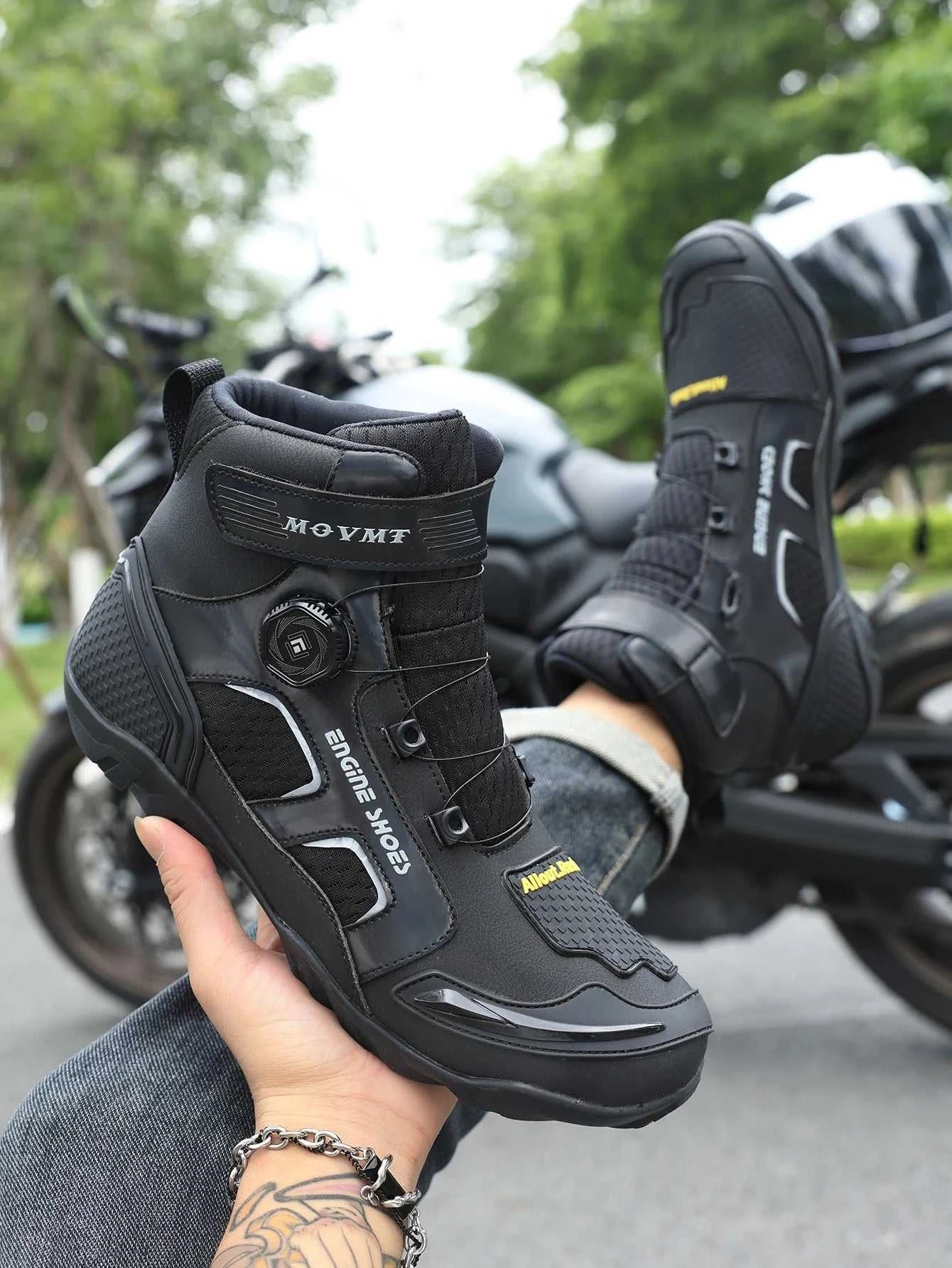 Motorcycle Riding Shoes Men's Breathable Leather Boots Casual Comfortable Slip-On Ankle Boots for Urban Cycling The jack market .AU The jack market .AU Step Up Your Style: Trendy Shoes for Every Occasion! $ 156 14:771#6068;200000124:200000899