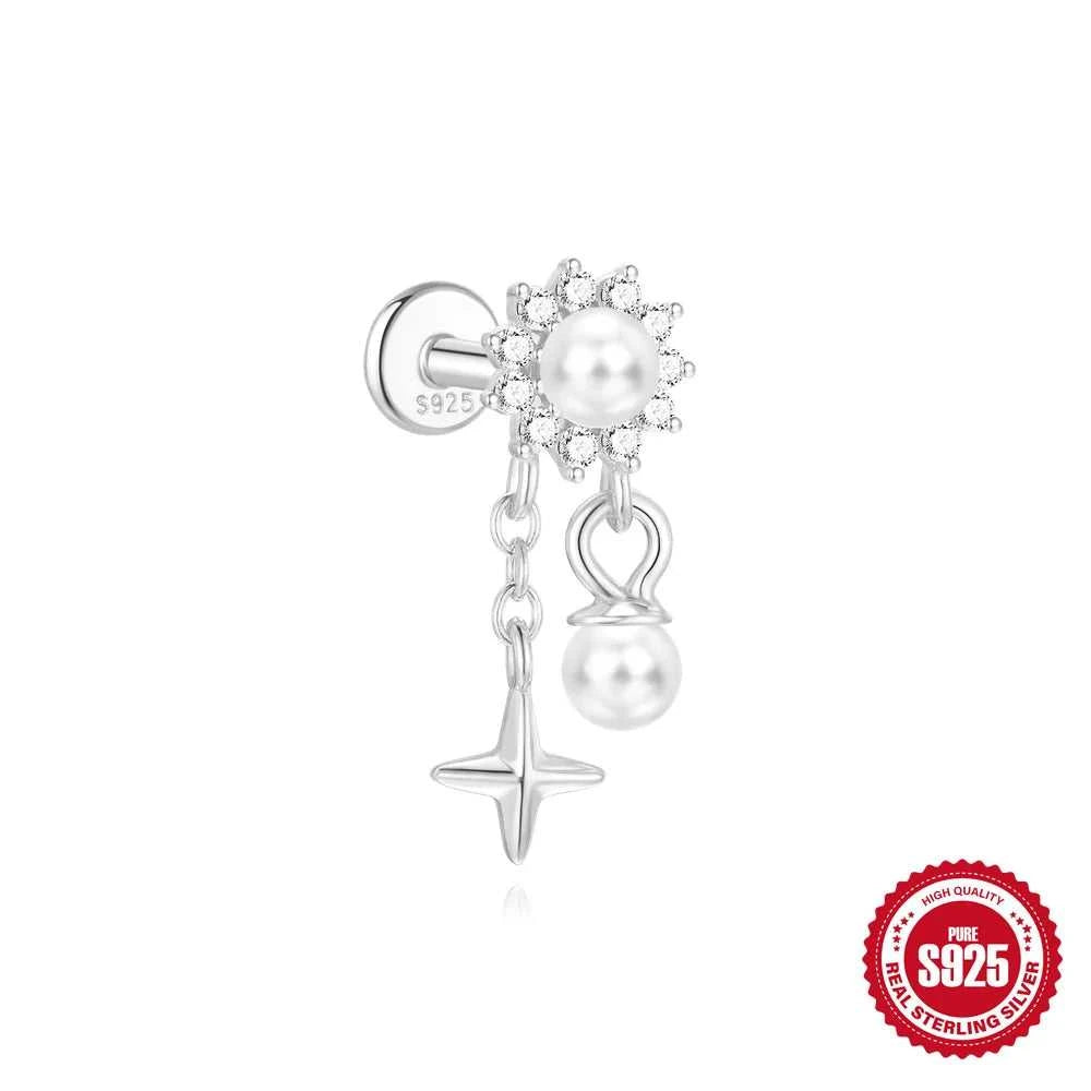 AIDE 925 Sterling Silver 1Pc Mini Shiny Heart/WaterDrop For Women Cartilage Piercing Earring INS Classic Pendant Tassel Gifts The jack market .AU The jack market .AU Jewellery & Chains $ 54 200000226:200006154#26;200001034:361180#1 piece