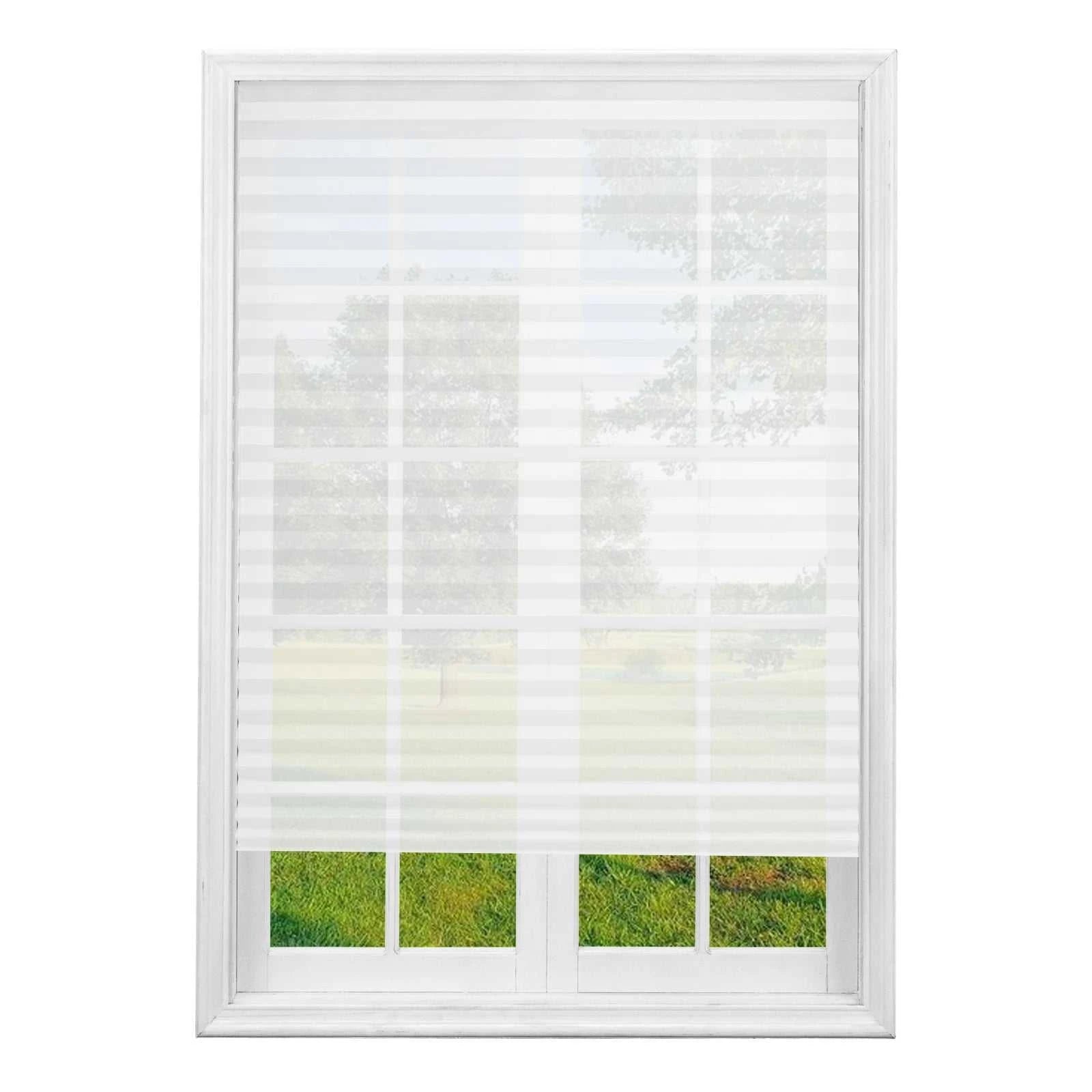 Blind for Window Self Adhesive Pleated Blinds Cordless No Drill Fabric Shutter Room Darkening Shades Blackout Shutters The jack market .AU The jack market .AU Home $ 53 14:496#Black Full blackout