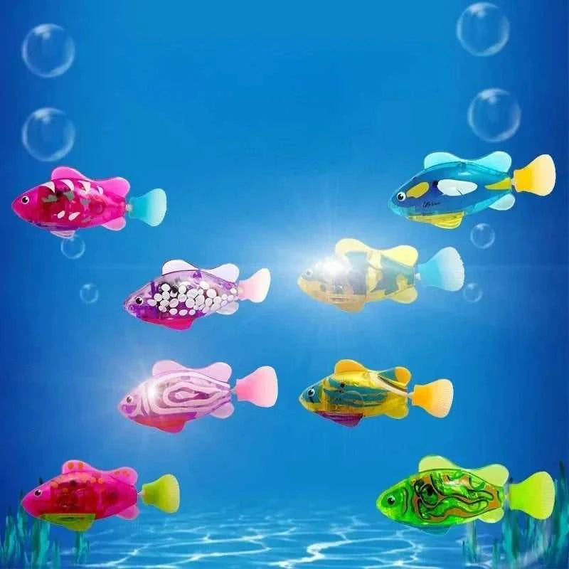 Cat Toys LED Inductive Interactive Swimming Robot Fish Toy Glowing Electric Fishs Stimulate Kitten Hunting Instinct Pet Fish toy The jack market .AU The jack market .AU Fishing Gear $ 23 14:29#Fish A