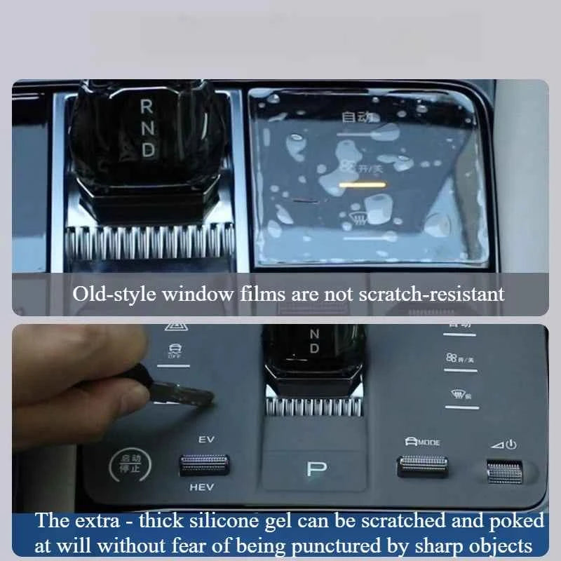 For BYD Song Plus Ev/DM-i Smart Driving 2025 Central Control Silicone Pad Car SuppliesCar Decoration Film Modification Parts
