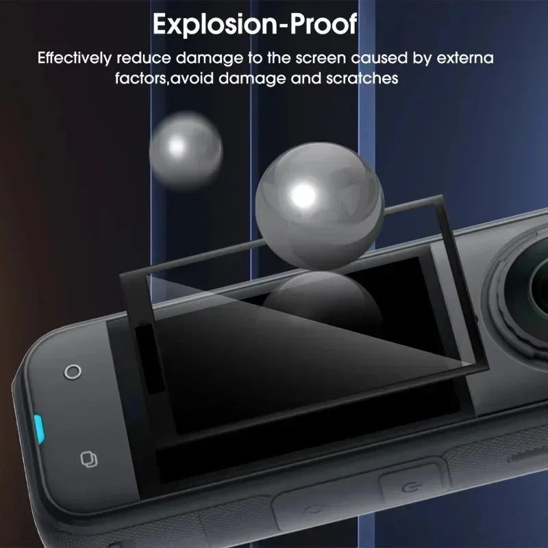 1-5Pcs Screen Protector for Insta360 X5 X4 X3 3D Curved Anti Scratch Shatterproof HD Clear Protective Film Covers