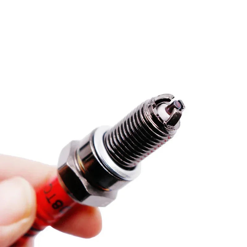 Racing Spark Plug 3 Triple Electrode A7TC D8TC For GY6 CG 50 70 110 125 150CC Motorcycle Atv Scooter Motorcycle Ignition 1/2Pcs