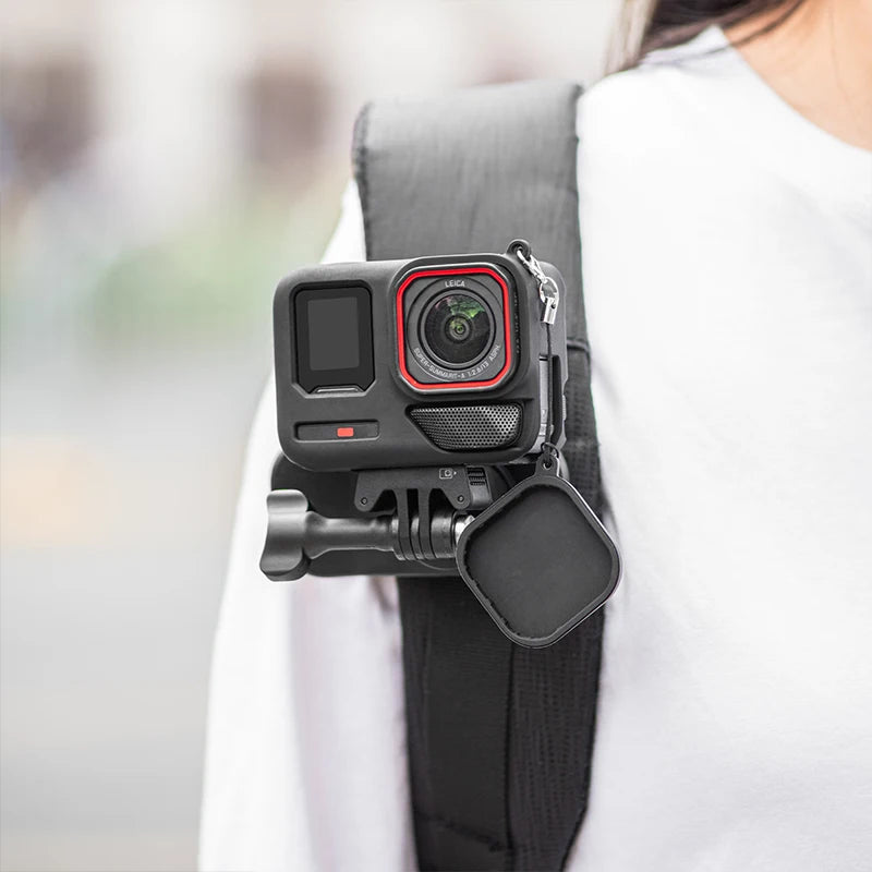 STARTRC Storage Shoulder Bag Case for Insta360 ACE Pro 2 Camera Accessories Waterproof PU Case Silicone Body Cover Glass films