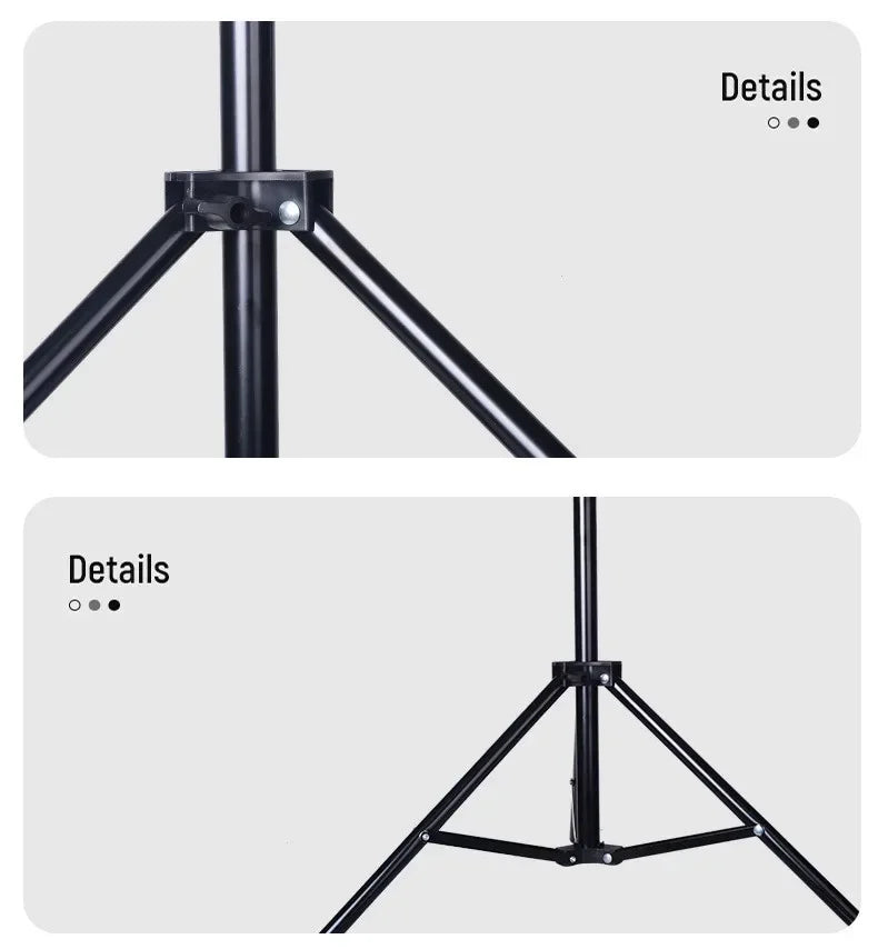 Metal Aluminum Alloy Light Stand Tripod for Photo Studio Softbox Video Flash Reflector Lighting Background Stand 55cm/160cm