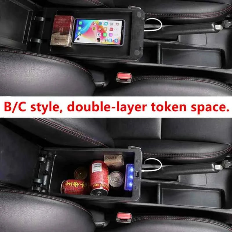 Radaniva Armrest Box for LADA Niva - Stylish Central Storage with Handrail