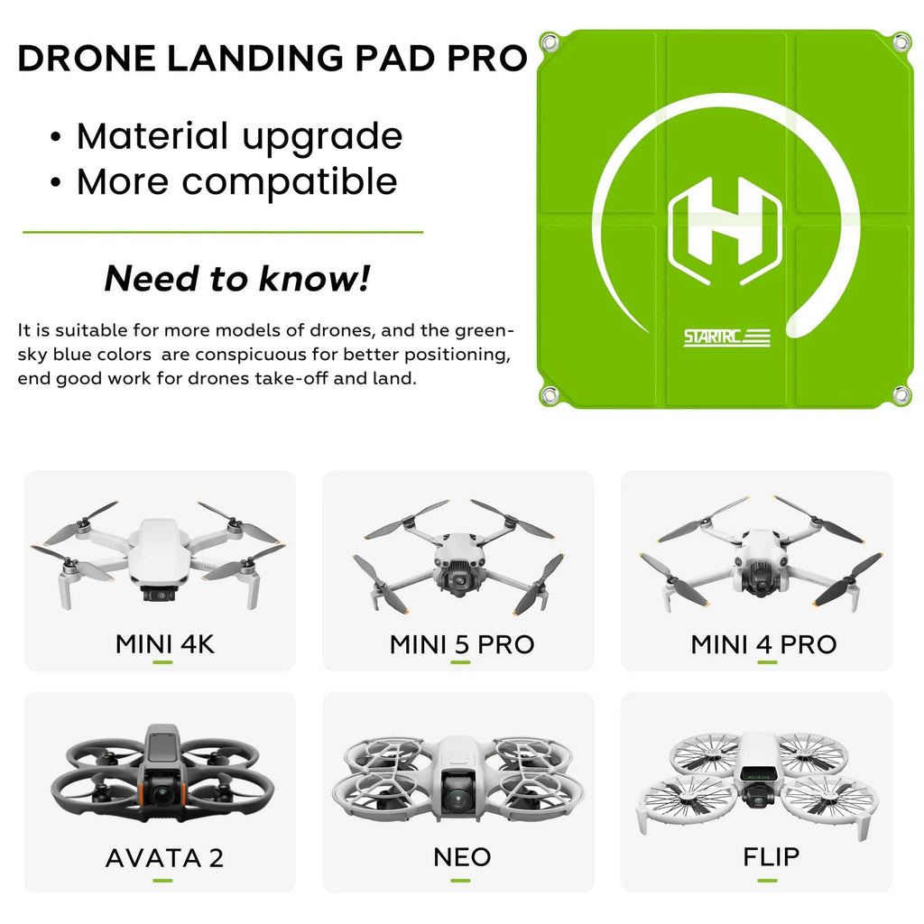 Drone Landing Pad,Fast-Foldable Double Sided Waterproof Drone Launch Pad Weighted for DJI NEO 2/Mini 5 Pro/Mini 3/Mini 4K/Avata The jack market .AU The jack market .AU Drones $ 74 14:175#Sky blue-green