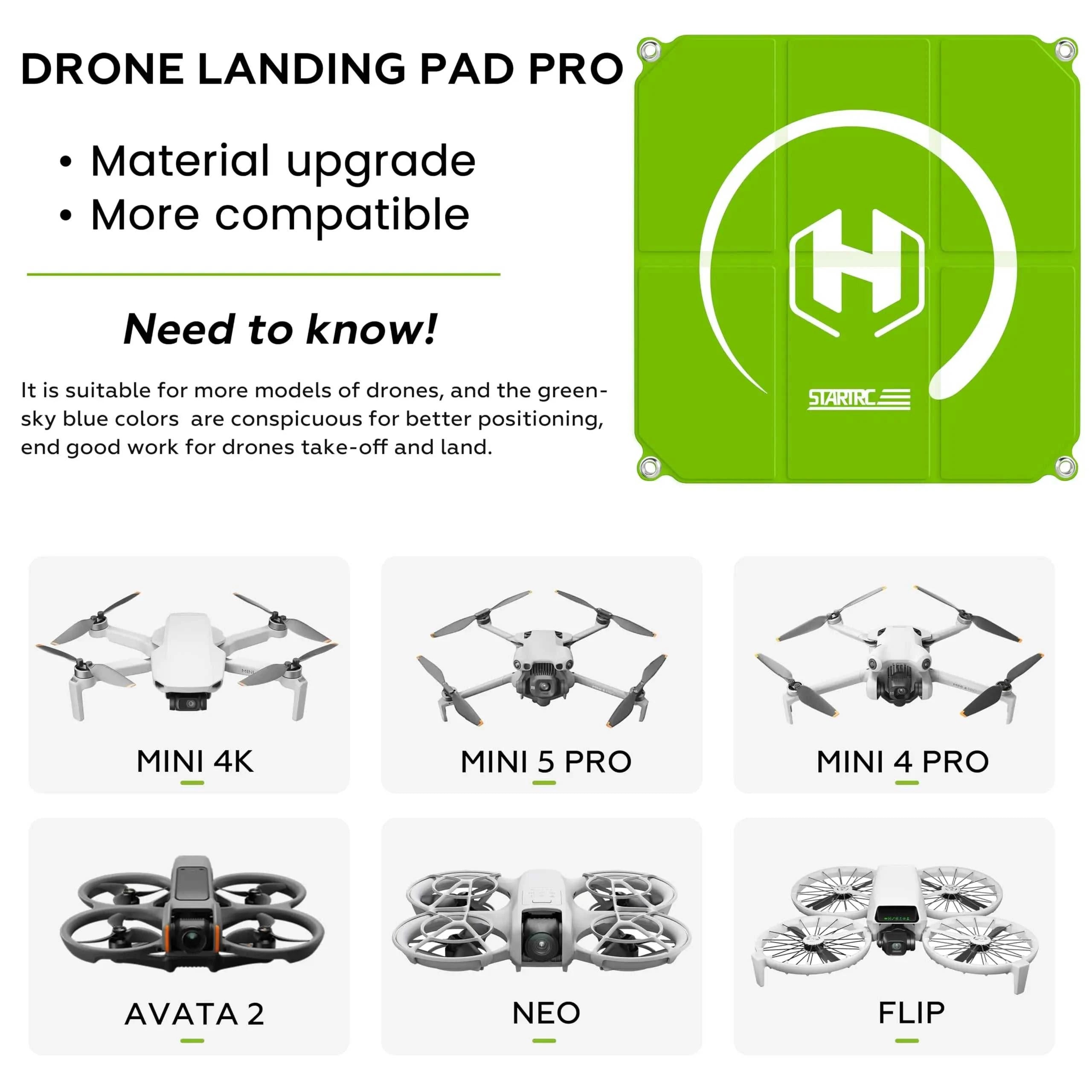 Drone Landing Pad,Fast-Foldable Double Sided Waterproof Drone Launch Pad Weighted for DJI NEO 2/Mini 5 Pro/Mini 3/Mini 4K/Avata The jack market .AU The jack market .AU Drones $ 74 14:175#Sky blue-green