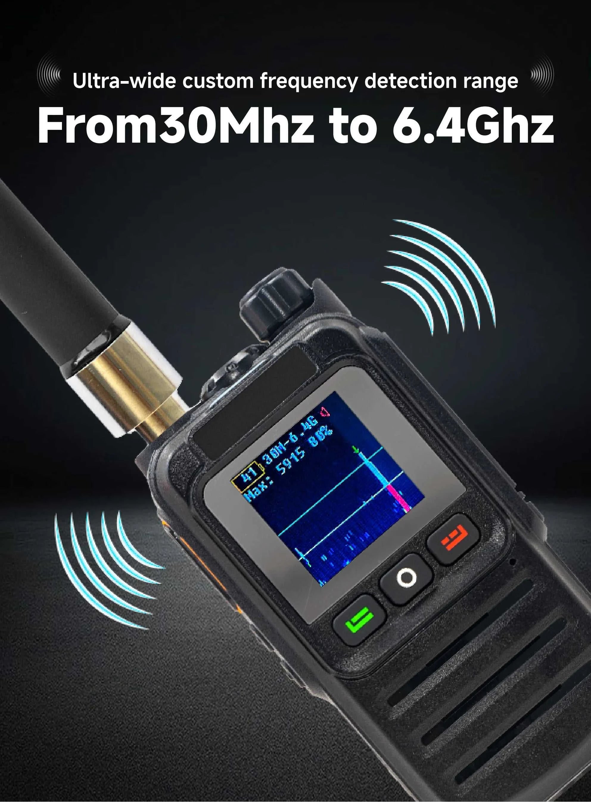 1-2km Drone Warning Equipment with 30-6400MHz Broadband Detection Supporting FPV Drone for DJI Road Communication The jack market .AU The jack market .AU Drones $ 886 14:193
