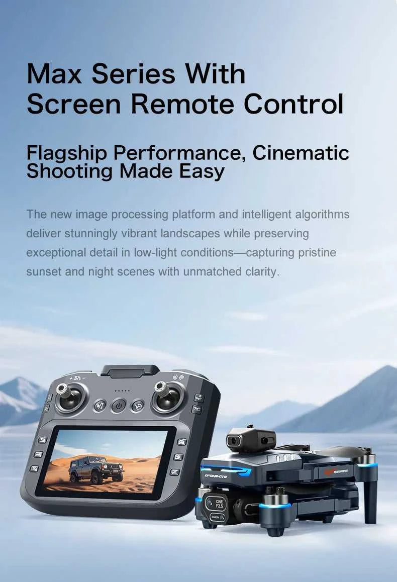 New GT8 Drone 8K Professional HD Dual Cameras Screen Remote 5G WIFI Brushless Motor Obstacle Avoidance Foldable Quadcopter Toys The jack market .AU The jack market .AU Drones $ 115 14:29#GT8 4K