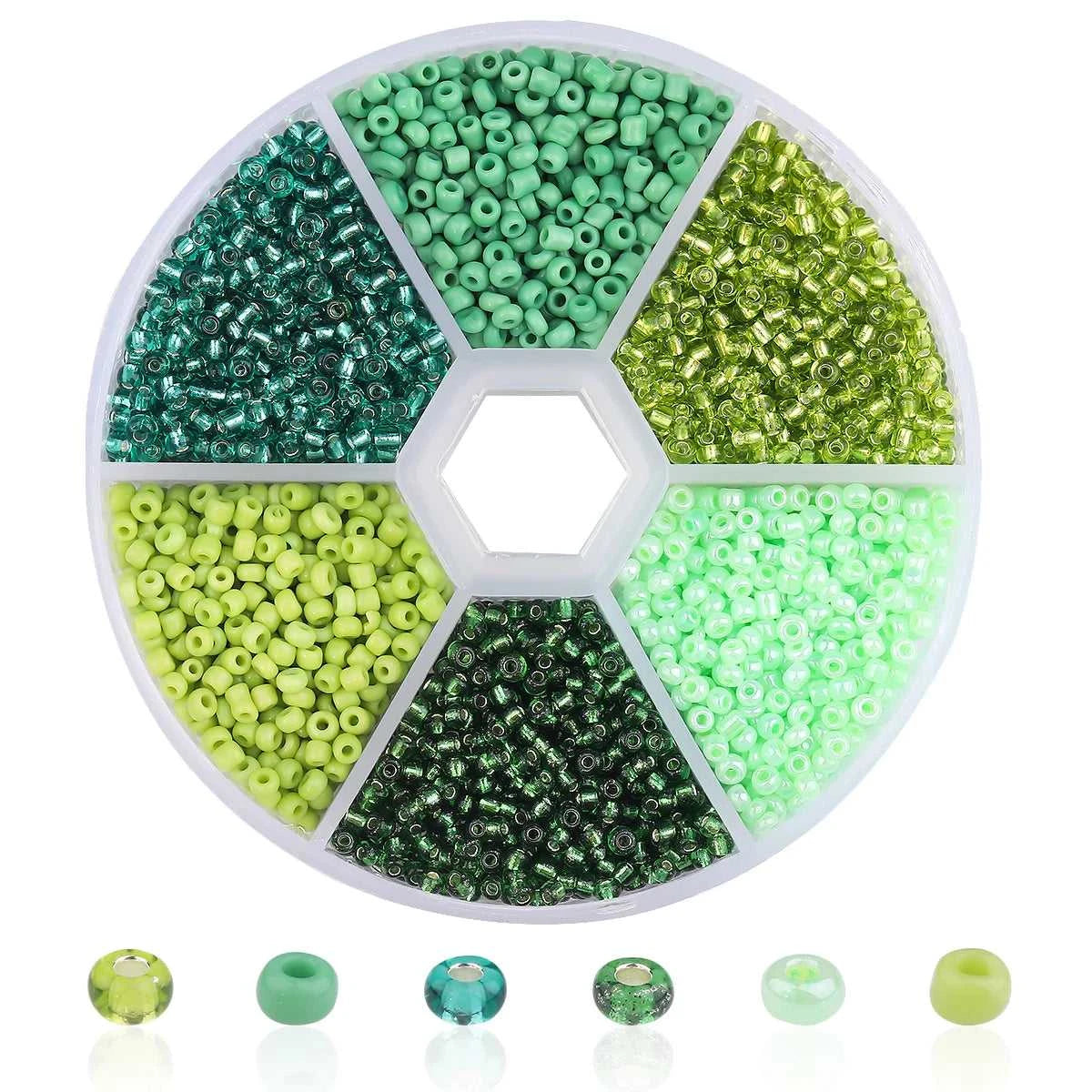 3900pcs Glass Rice Beads 6 Grid Set Box Loose Beads Handmade Bead String Material Pack DIY Bracelet Necklace Jewelry Accessories The jack market .AU The jack market .AU Jewellery & Chains $ 48 14:29;5:100016944#2mm about3900pcs