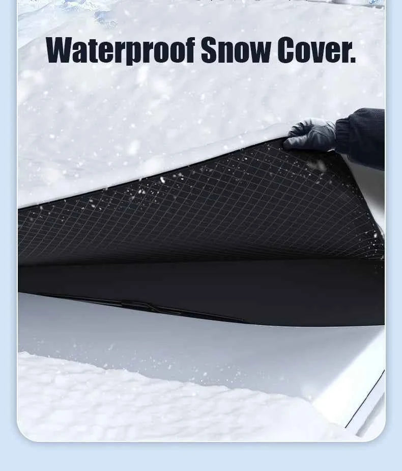 Magnetic Car Front Windscreen Cover Automobile Sunshade Windshield Snow Sun Shade Waterproof Exterior Covers Accessories