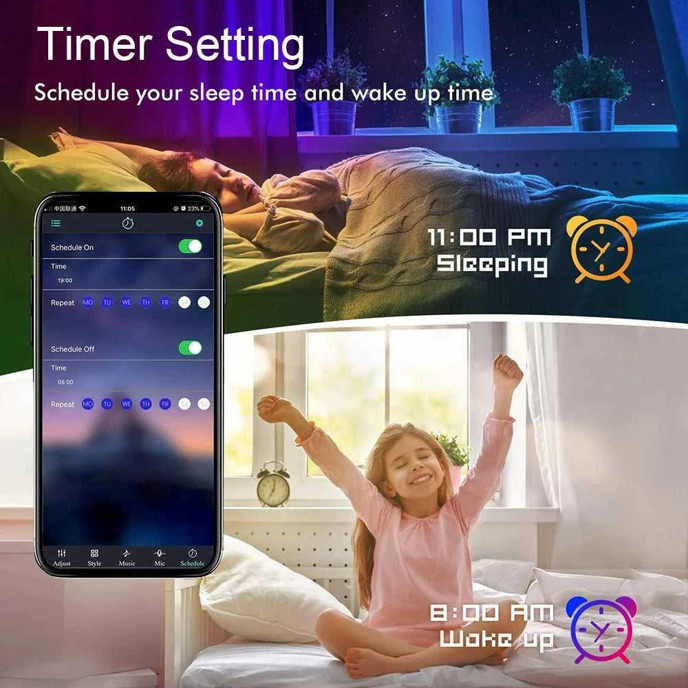 Led Lights For Bedroom Bluetooth Wifi App Remote Control Rgb Led Light Strip 5050 Rgb Usb 5V Led Tape Tv Backlight Room Lighting The jack market .AU The jack market .AU Home $ 52 136:9131324113#WIFI W 44 KEY;380:200746124#4M