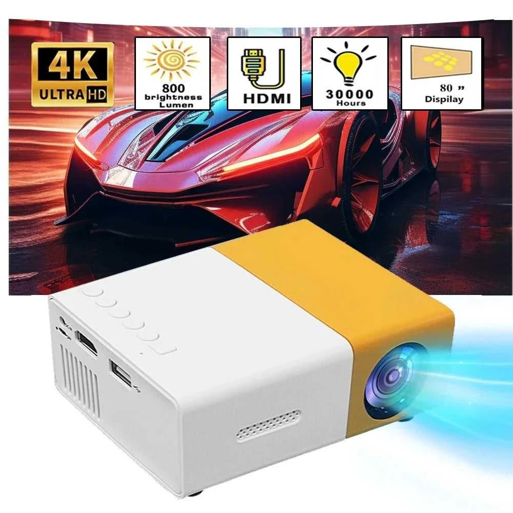 Mini Portable YG300 LED Outdoor Mini HD 1080P Mobile Projector Children's Projector Ultra-clear Mini Portable Projector The jack market .AU The jack market .AU Accessories Electronics $ 80 14:201441170#Yellow US YG300