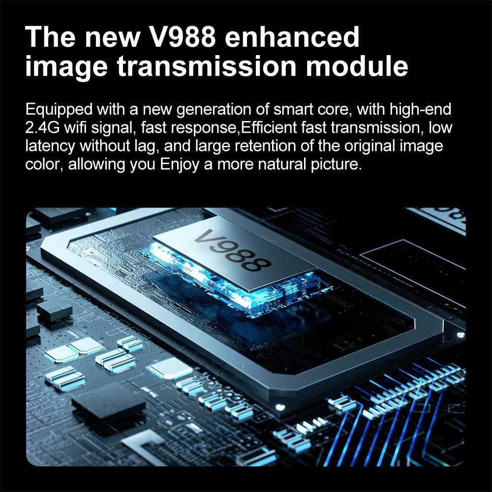 Lenovo V988 Drone 8K Professional HD Dual Camera With Screen RC Brushless Motor Quadcopter Foldable Aerial Photography toy The jack market .AU The jack market .AU $ 143 14:193#Blue-6K-battery-1