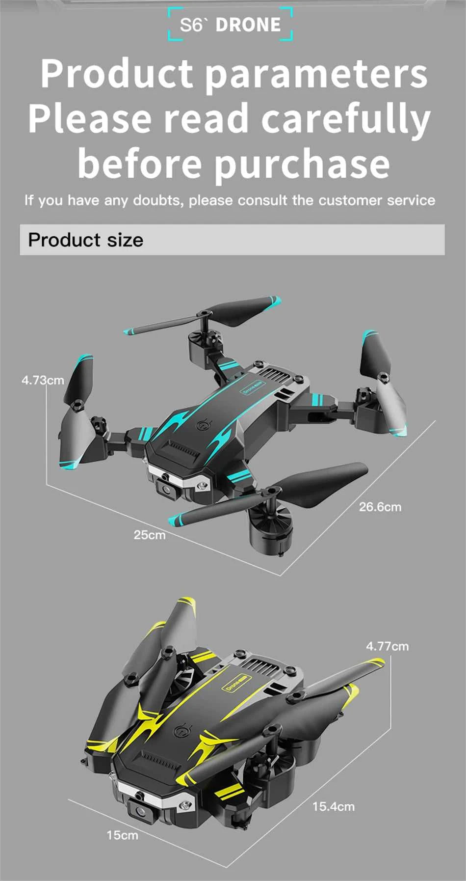 New Hot Sell S6 Drone Profesional 8k 4K HD Camera Optical Flow 5G Control Screen Obstacle Avoidance Quadcopter APRON Kid Gift The jack market .AU The jack market .AU Drones $ 89 14:10#MAX BLUE;200000828:201589807#Dual 8K