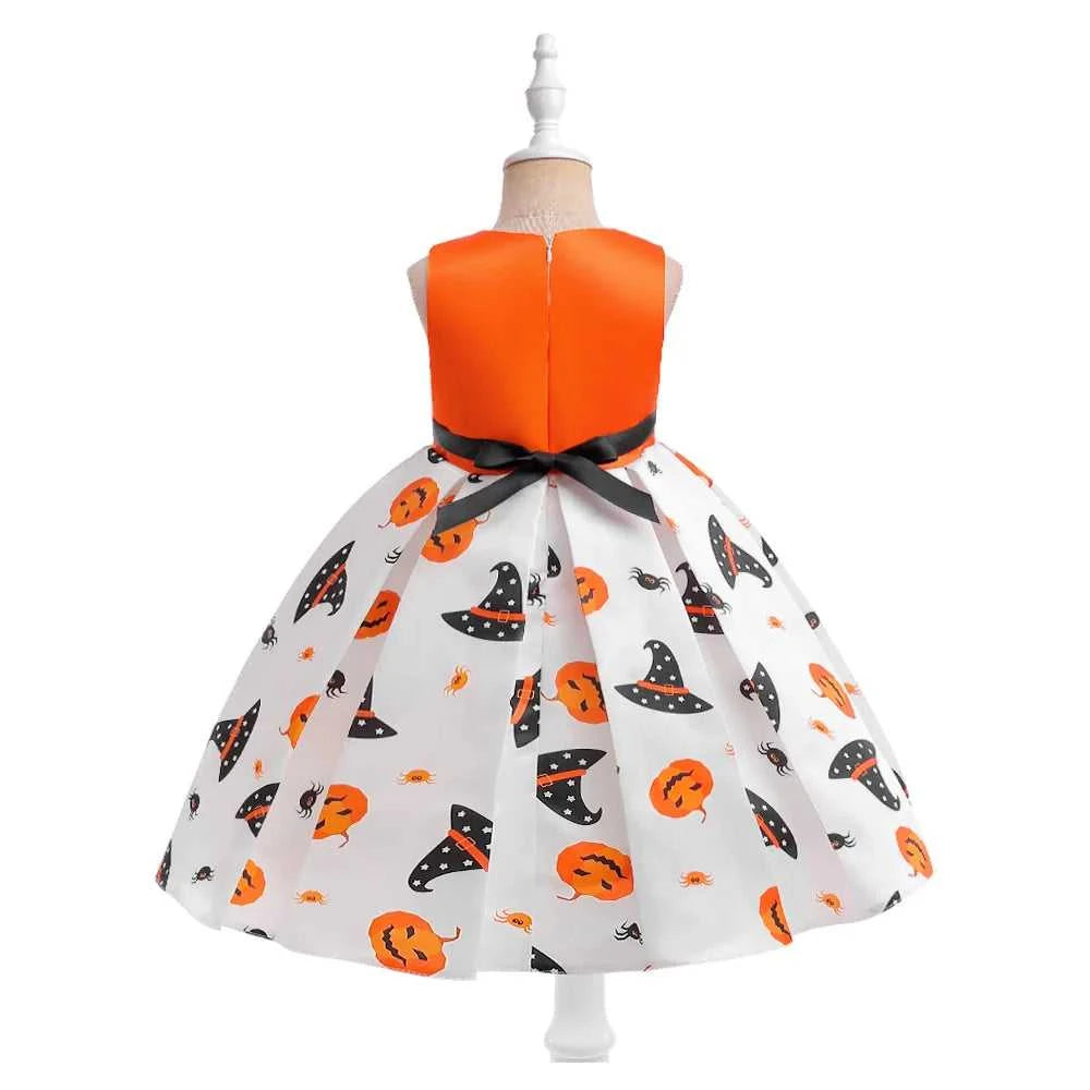 Girls Dress Halloween Costume For Kids Girl Party Dresses Children Girls Pumpkin Lace Witch Printed Cosplay Princess Dress The jack market .AU The jack market .AU Mum & Kids: Essential Products for Every Family $ 44 14:350852#black;200000463:200004187#100 (2T)