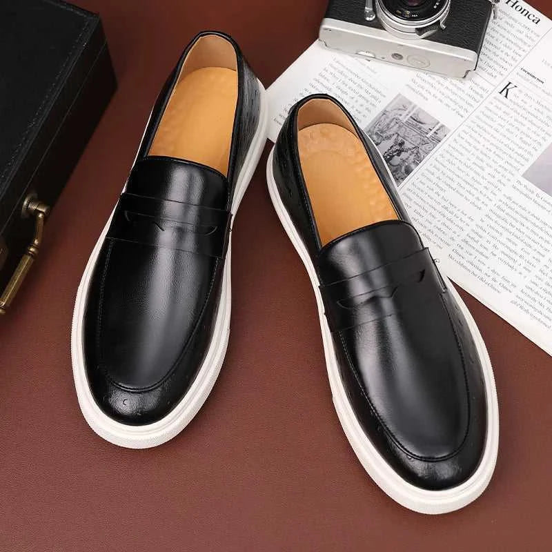 Fashion Men's Casual Shoes Embossed Leather Men Classic Retro British Style Tassels Loafers Mens Slip-on Outdoor Driving Flats The jack market .AU The jack market .AU Step Up Your Style: Trendy Shoes for Every Occasion! $ 101 14:193#S11 Black;200000124:200000364#39 (US 6.5);200007763:201336100