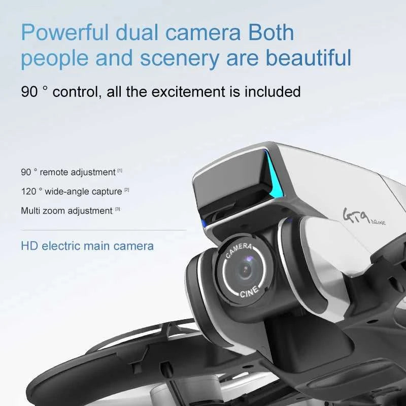 2026 New Drone 4.3 Screen 2.4G 6CH Brushless 1503 4000KV 143g No Registration EIS Anti-Shake Optical Flow WiFi RC Quadcopter Toy The jack market .AU The jack market .AU Drones $ 108 14:193#GT9-8K-Grey-1B;200000828:201589807#8k-Screen display