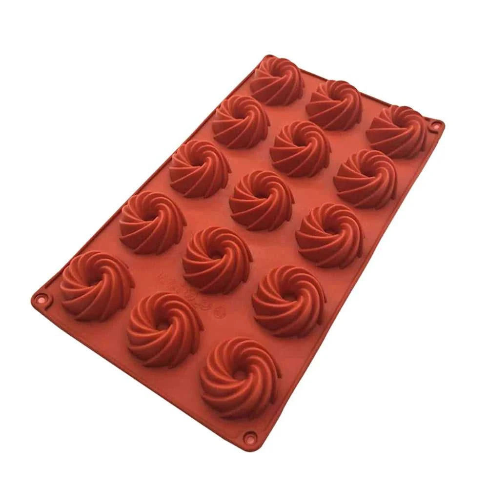 15 Hole Windmill Flower Shape Silicone Chocolate Mold DIY Ice Tray Multi-function Kitchen Baking Tools French Dessert Cake Mold The jack market .AU The jack market .AU Home $ 25 14:200004889#DGMJ040-5